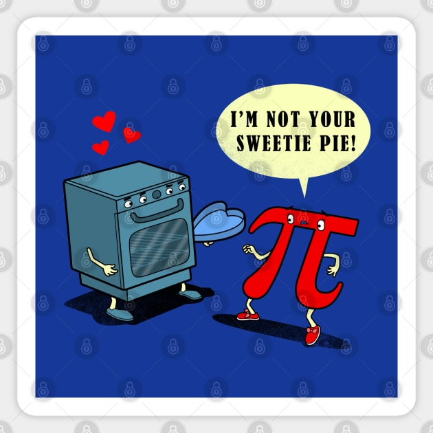 Cute Pie Day Pie Baking Math Cartoon Lovers Relationship Sticker by BoggsNicolas